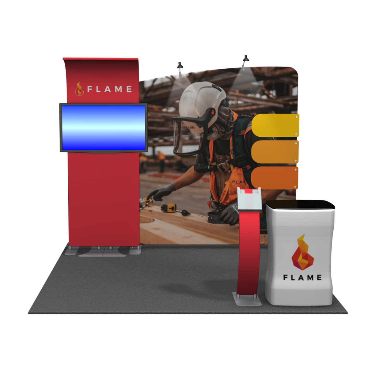 MDB-115 | 10'x10' portable trade show booth