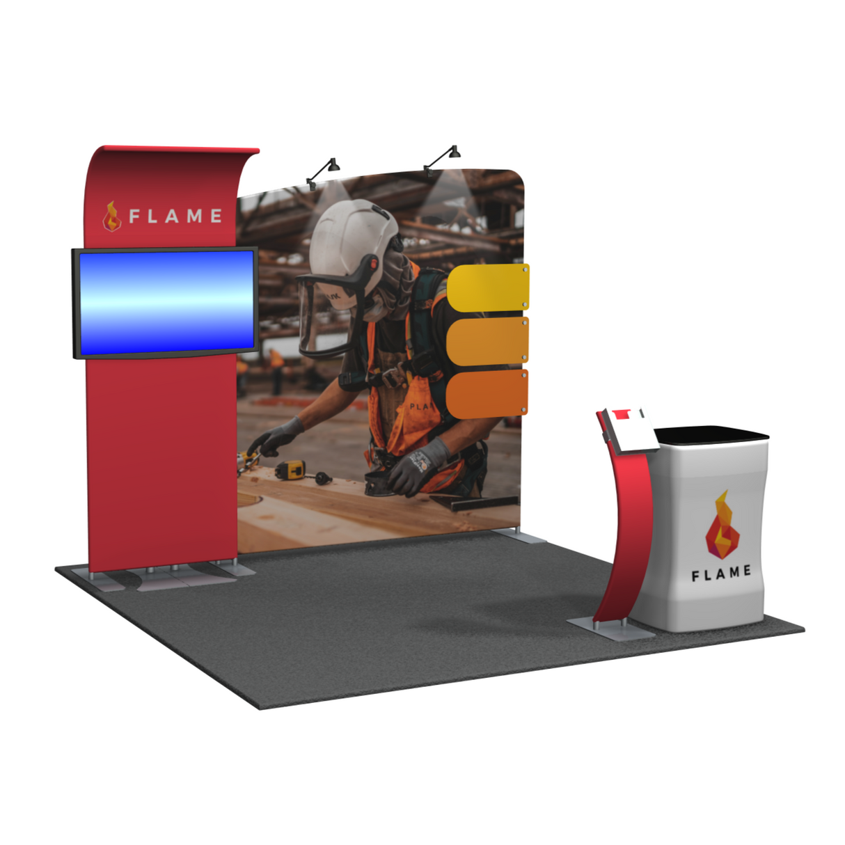 MDB-115 | 10'x10' portable trade show booth