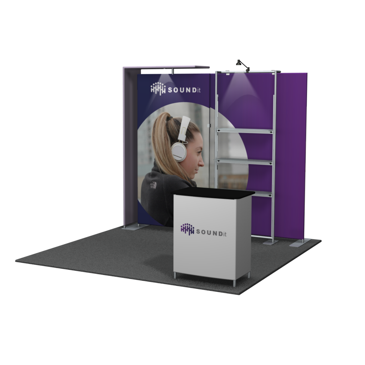 MDA-124-A | 10'x10' portable trade show booth
