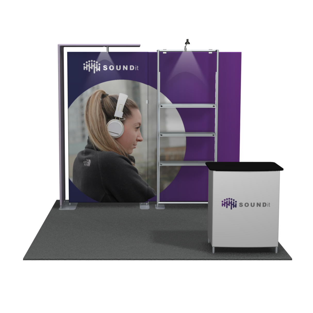 MDA-124-A | 10'x10' portable trade show booth