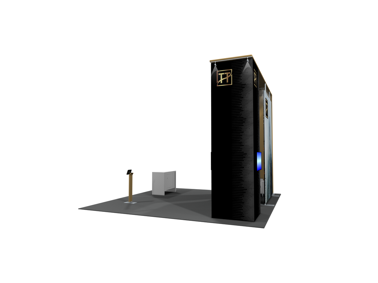 MDB2-4004 | 20'x20' portable trade show booth