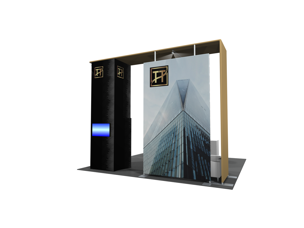 MDB2-4004 | 20'x20' portable trade show booth