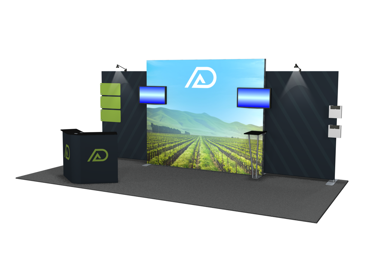 RDT-201 | 10'x20' backlit trade show booth