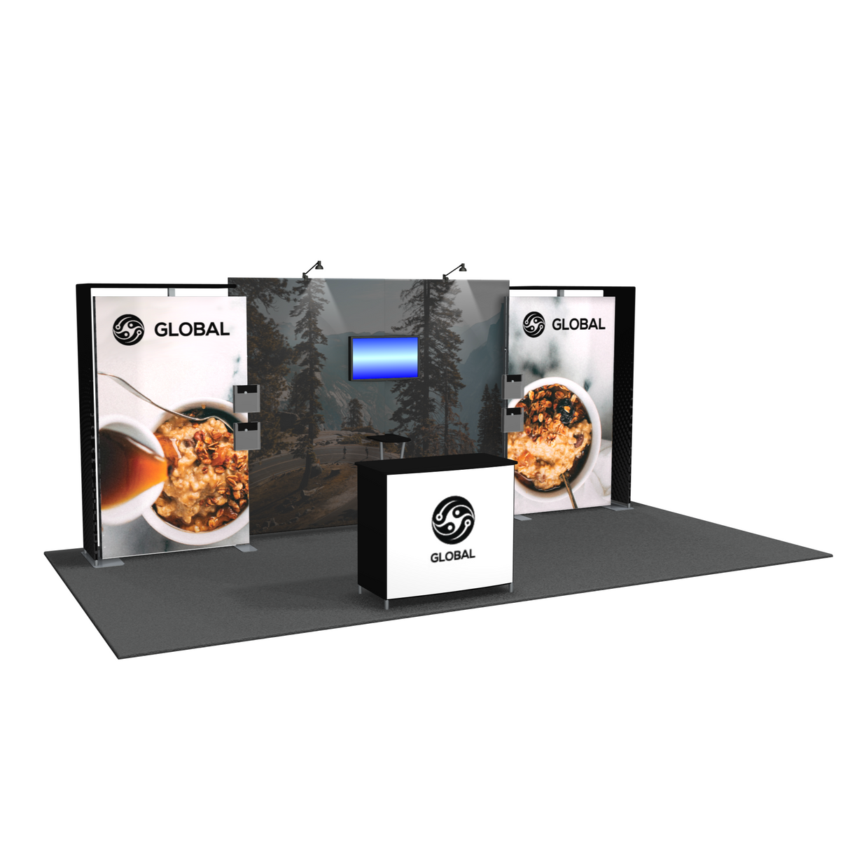 RDT-207 | 10'x20' backlit trade show booth