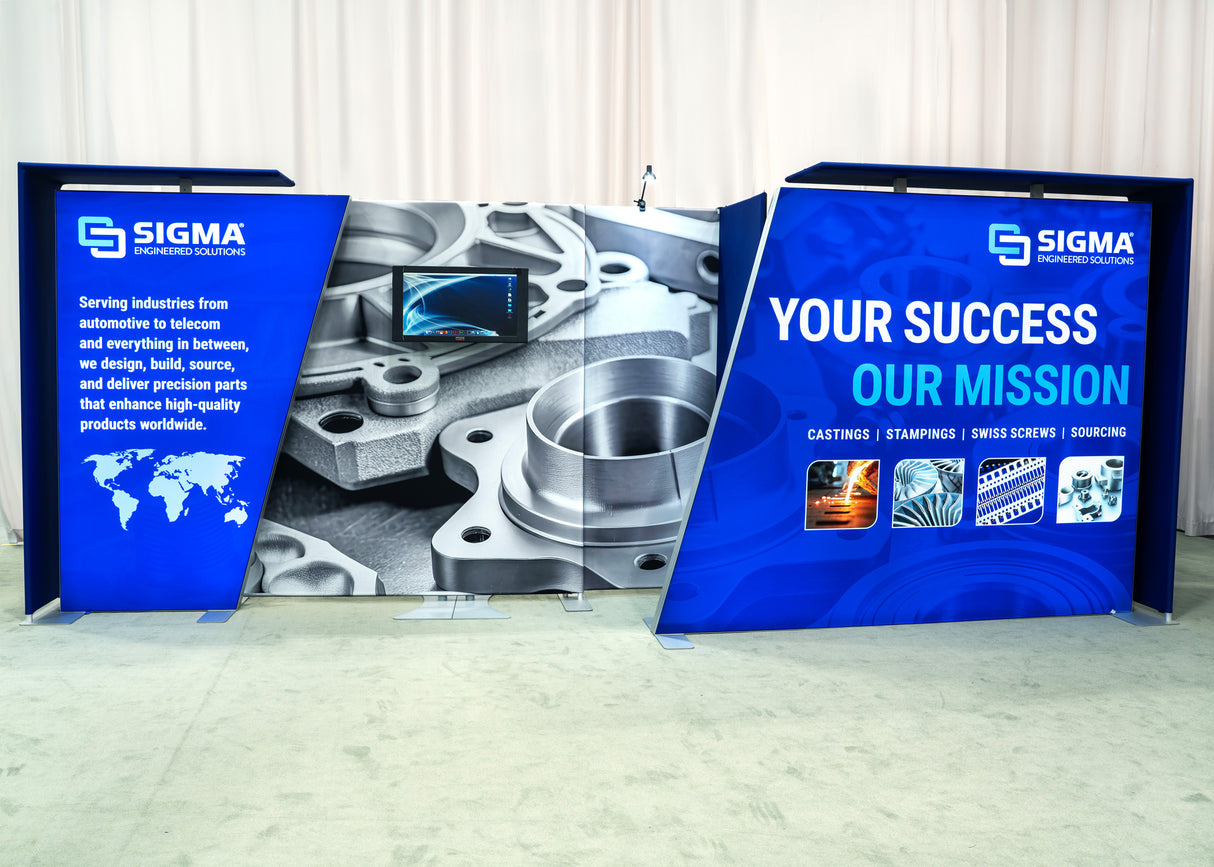 RDT-216 | 10x20 backlit trade show booth
