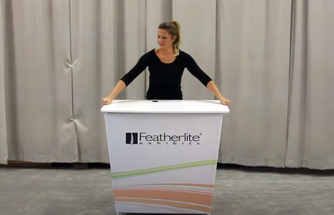 Live Counter Setup Portable Counter Setup – Featherlite Exhibits