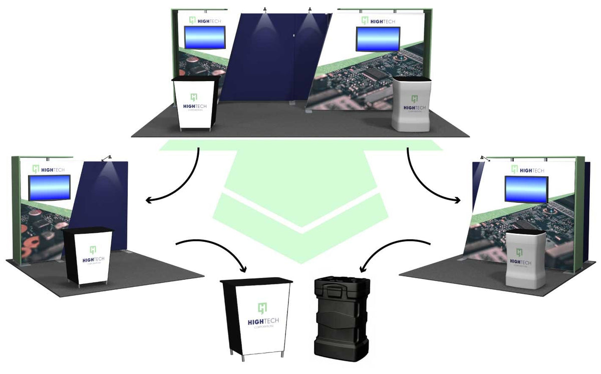 Radiant Portable Backlit Displays – Featherlite Exhibits