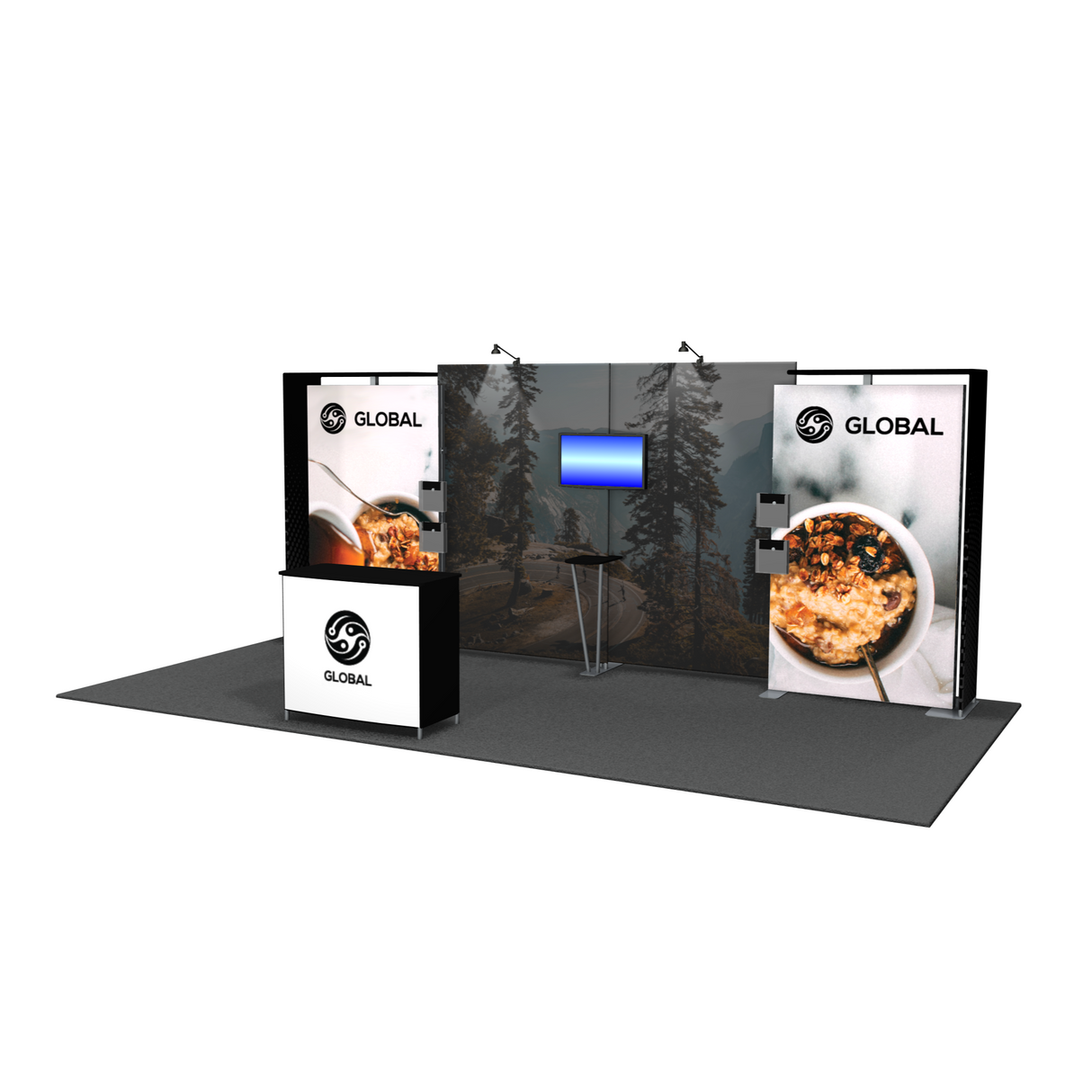 RDT-207 | 10'x20' backlit trade show booth
