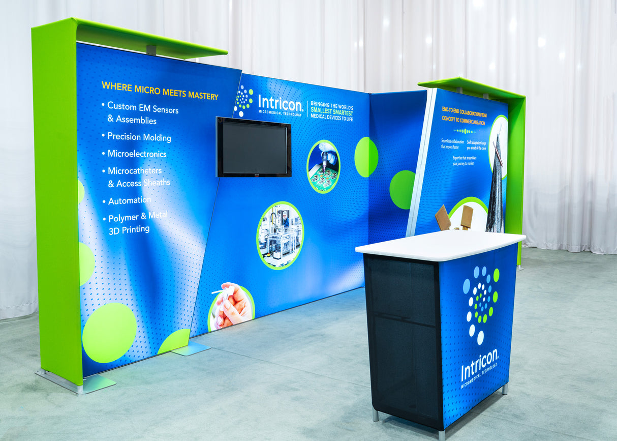 RDT-216 | 10x20 backlit trade show booth
