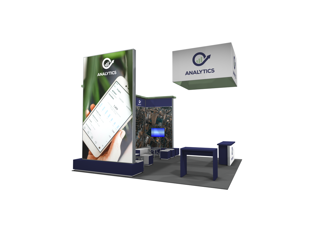 Booth 5o2 View SYNC 3004 Hybrid Modular Trade Show Booth | Featherlite – Featherlite ...