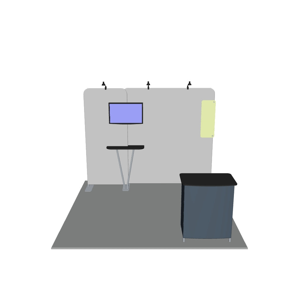 MDB-103-A | 10'x10' tool-free trade show booth – Featherlite Exhibits