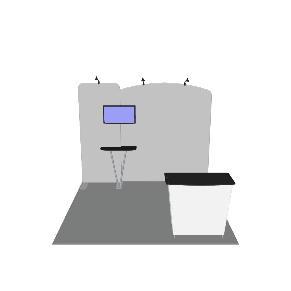 MDB-110 | 10'x10' Modular Trade Show Booth Display – Featherlite