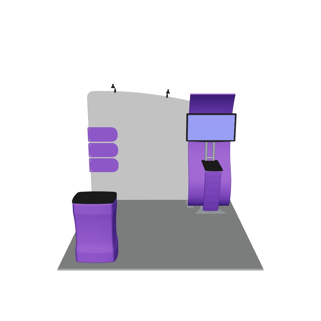 MDB-111 | 10'x10' Modular Portable Trade Show Booth – Featherlite
